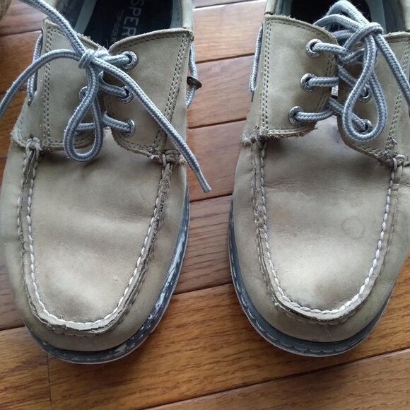 Men's Sperry Top-Sider Billfish 3-Eye Leather Boat Shoe Size 10.5 - Picture 6 of 9